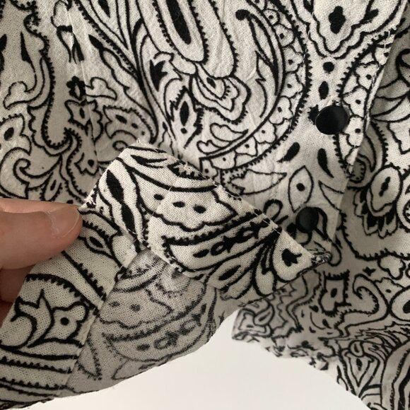 PRODUCE COMPANY | 100% Cotton button up shirt size Large - Picture 10 of 11